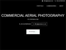 Tablet Screenshot of photography-aerial.com